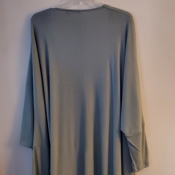 Anthropologie Maronie Womens Cardigan M Green Long Open Front Lightweight - Picture 2 of 7